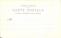 VINTAGE POSTCARD Castle of Compiegne Chambre has Coucher of Marie Antoinette