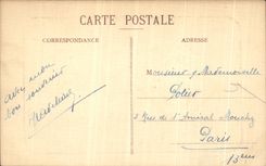 VINTAGE POSTCARD Compiegne the Castle Principal Frontage