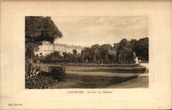 VINTAGE POSTCARD Compiegne the Park of the Castle