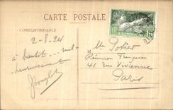 VINTAGE POSTCARD Compiegne the Park of the Castle