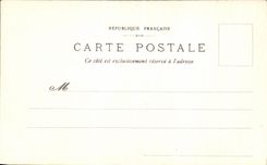 VINTAGE POSTCARD Interior Compiegne of L Church Jacques Saint