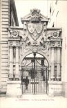 VINTAGE POSTCARD Compiegne the Gate of L Town hall