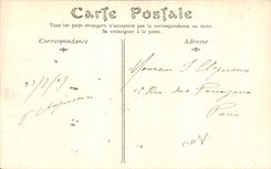 VINTAGE POSTCARD Palate of Compiegne the Room of the Guards