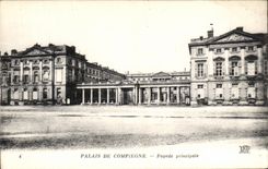 VINTAGE POSTCARD Palate of Compiegne Principal Frontage