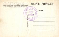 VINTAGE POSTCARD Drill Of Compiegne Clearing of L Armistice the Central Flagstone