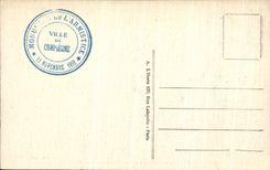 VINTAGE POSTCARD Drill Of Compiegne the Monument of L Armistice close Rethondes Eagle