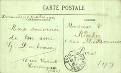 VINTAGE POSTCARD Compiegne Places L Town hall