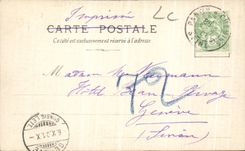 VINTAGE POSTCARD Compiegne Village hall