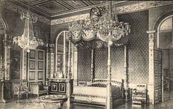 Sitio del castillo de Compiegne de la POSTAL de la VENDIMIA de L emperatriz