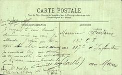 VINTAGE POSTCARD Strong of Compiegne Road of Controlling