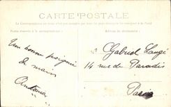 Banco de Compiegne de la POSTAL de la VENDIMIA de Napoleon