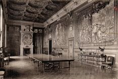 POSTAL Compiegne de la VENDIMIA la galeria de los machos