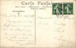 VINTAGE POSTCARD Castle Of Chantilly the Frontage