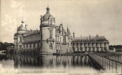 VINTAGE POSTCARD Chantilly Castle Dimensions northern West
