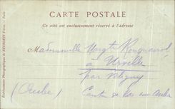 VINTAGE POSTCARD Chantilly Castle View