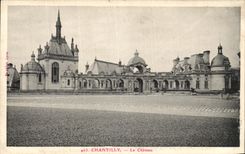 VINTAGE POSTCARD Chantilly Castle