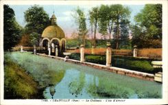 VINTAGE POSTCARD Chantilly the Castle L binds D Amour