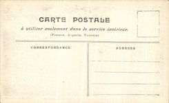 VINTAGE POSTCARD Paris Floods Bridge Saint Nicolas