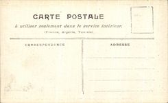 VINTAGE POSTCARD Paris Floods Street Holy Charles Grenelle Eiffel Tower