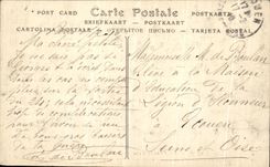 VINTAGE POSTCARD Paris the Great Rising of the Seine Caretaker of the boulevard Saint Germain saving a tenant