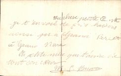 VINTAGE POSTCARD Paris Inondations January 1920 Paris L water invades the quays