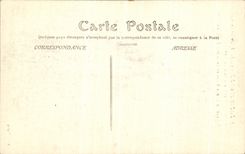 VINTAGE POSTCARD Paris Floods Of the Bridge of the Aspect of the Large street and the Street Boulainvilliers