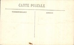 VINTAGE POSTCARD Paris Floods Footbridge Haussman Boulevard