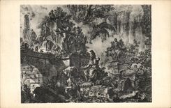 VINTAGE POSTCARD Fantasy Antiquity