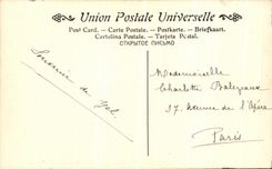 VINTAGE POSTCARD Millet Angelus Museum of Louvre Paris