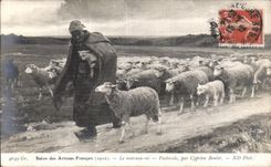 CPA Salon 1910 Le nouveau ne Cyprien Boulet Moutons 