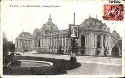 VINTAGE POSTCARD Paris the Petit Palais Champs Elysees