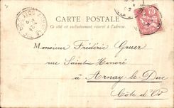 VINTAGE POSTCARD Paris Town hall