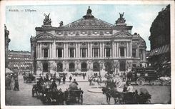 VINTAGE POSTCARD Paris L Operated