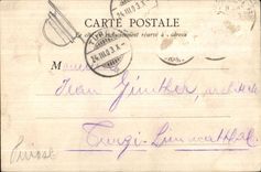 VINTAGE POSTCARD Paris Carries Holy Martin