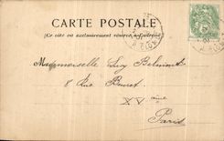 POSTAL Paris L de la VENDIMIA Arc de Triomphe de L Etoile