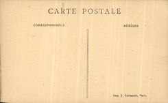 POSTAL Paris L de la VENDIMIA Arc de Triomphe de L escuela y la tumba del soldado desconocido