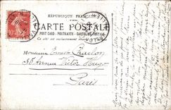 VINTAGE POSTCARD Paris L Hell Alexander Montmartre Devil