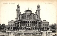 VINTAGE POSTCARD Paris Trocadero