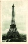 VINTAGE POSTCARD Paris the Eiffel Tower