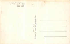 CPA Paris La Tour Eiffel 