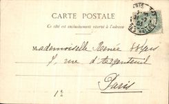 VINTAGE POSTCARD Paris Town hall of the 1st District Church German St L Auxerre native