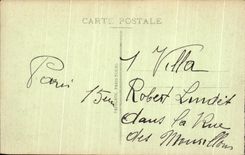 VINTAGE POSTCARD Paris Gardens Of Trocadero Eiffel Tower