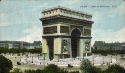 CPA Paris L Arc De Triomphe 