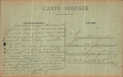 POSTAL Paris L de la VENDIMIA Arc de Triomphe