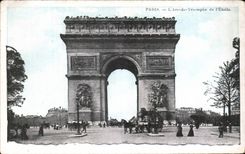 CPA Paris L Arc de Triomphe de L Ecole 