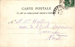 VINTAGE POSTCARD Paris Palates of Beautiful arts Seen Of Bridge Alexandre