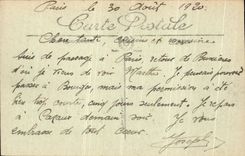 VINTAGE POSTCARD Paris the Bridge Alexandre III