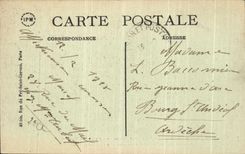 VINTAGE POSTCARD Paris the Carpeaux Fountain with the Garden Of Luxembourg