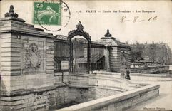 VINTAGE POSTCARD Paris Entered of the invalids Walls
