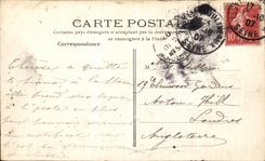 VINTAGE POSTCARD Paris the Large palace Illuminates